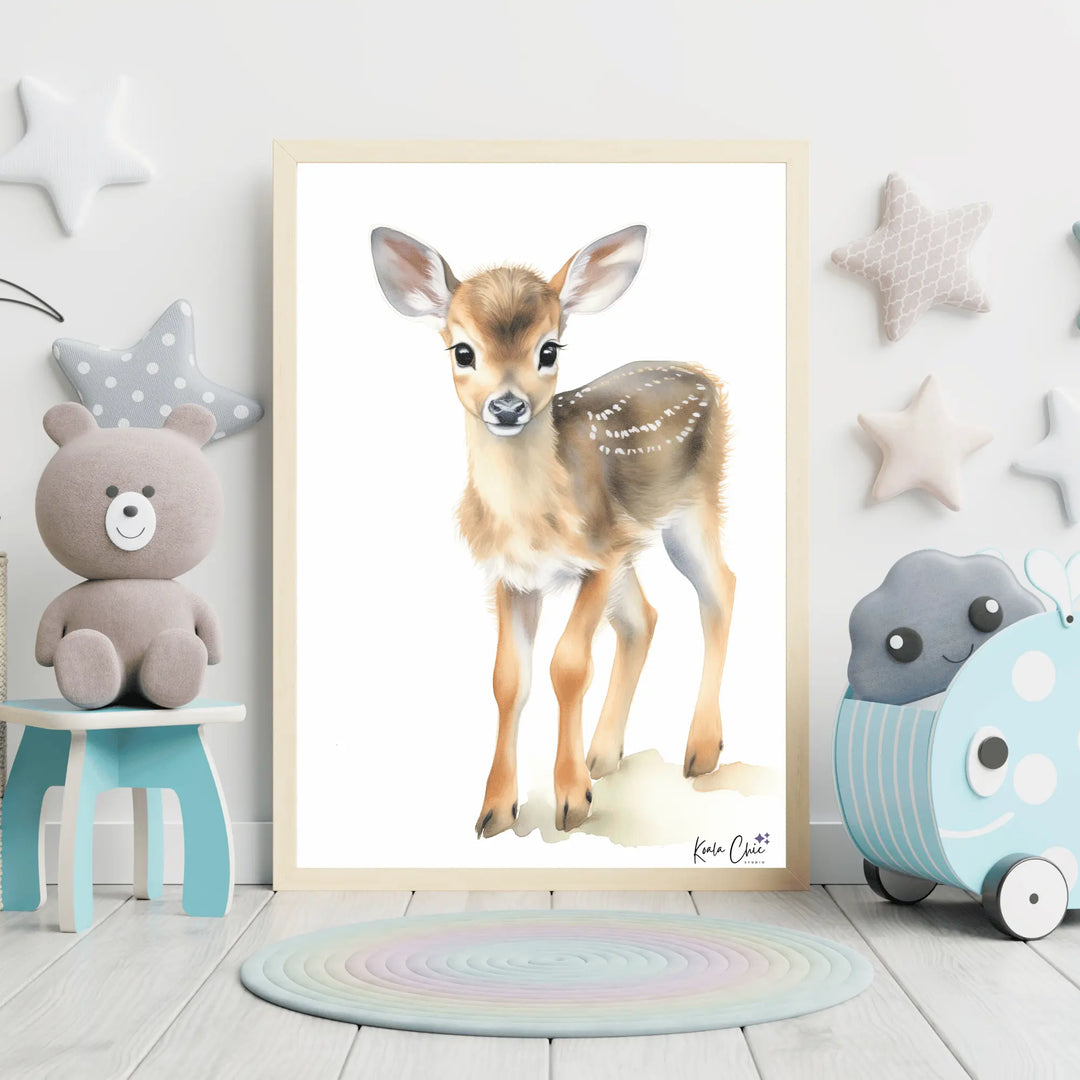 Affiche Bébé Biche Koala Chic Studio