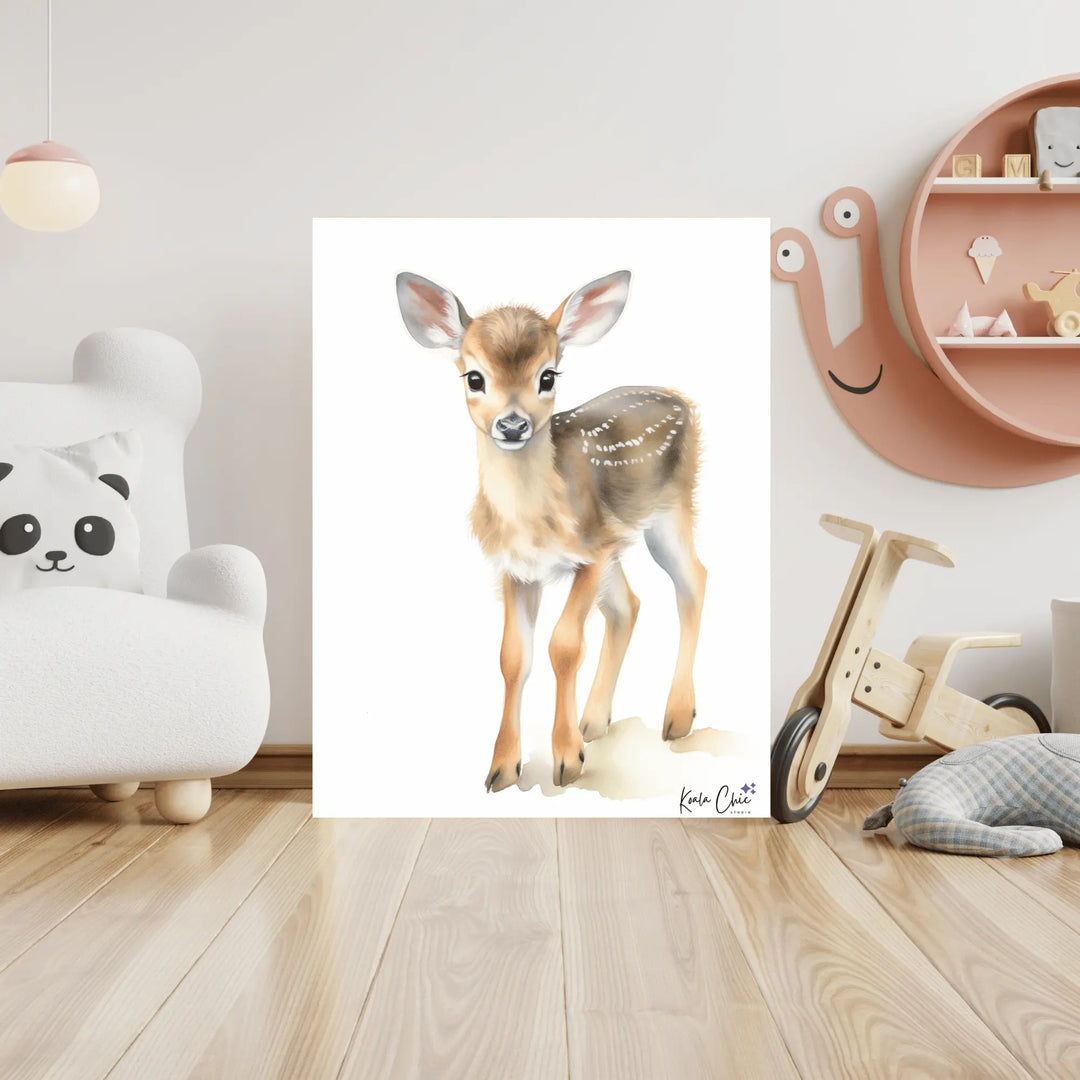 Affiche Bébé Biche Koala Chic Studio