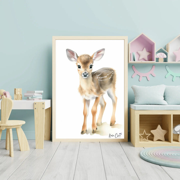 Affiche Bébé Biche Koala Chic Studio