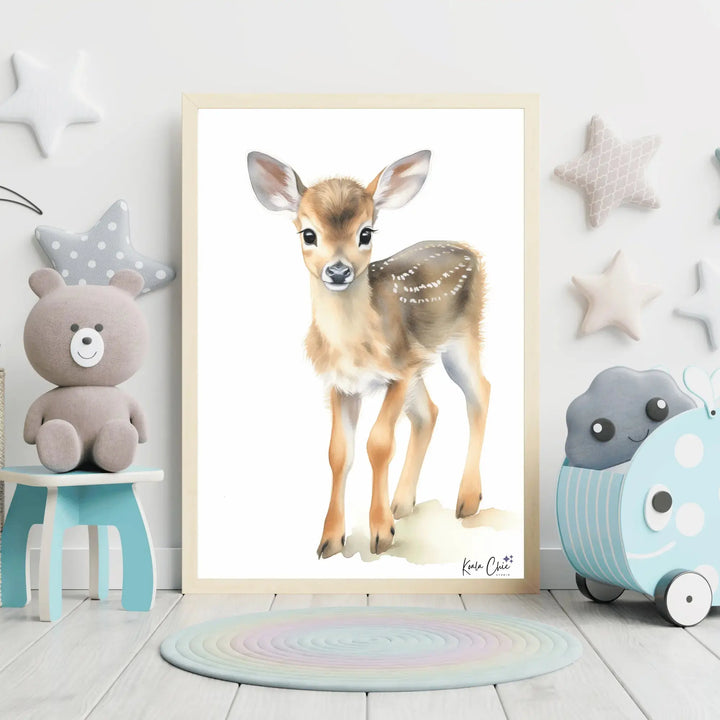 Affiche Bébé Biche