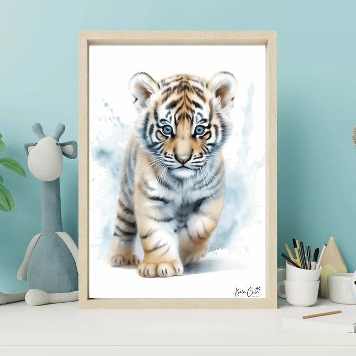 Affiche Bébé Tigre Koala Chic Studio