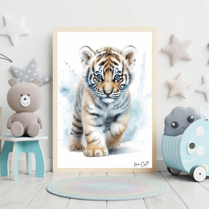 Affiche Bébé Tigre Koala Chic Studio