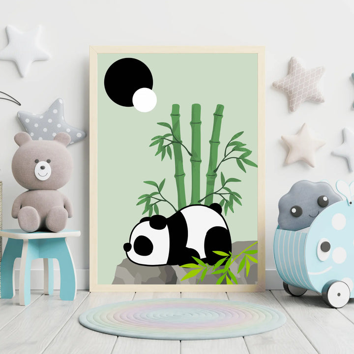 Affiche Panda Qui Dort Koala Chic Studio