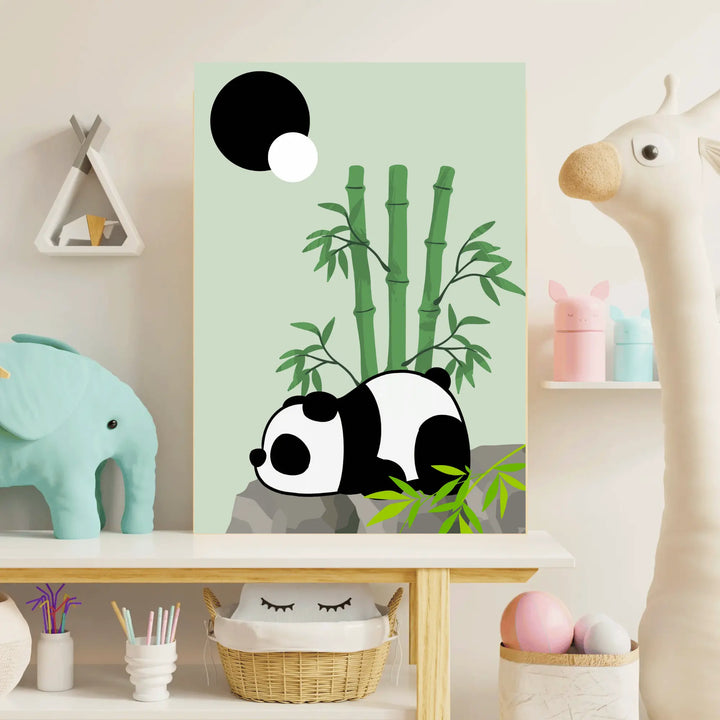 Affiche Panda Qui Dort Koala Chic Studio