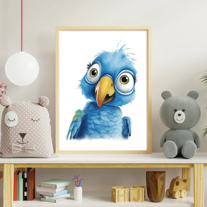 Affiche Perroquet fou Koala Chic Studio