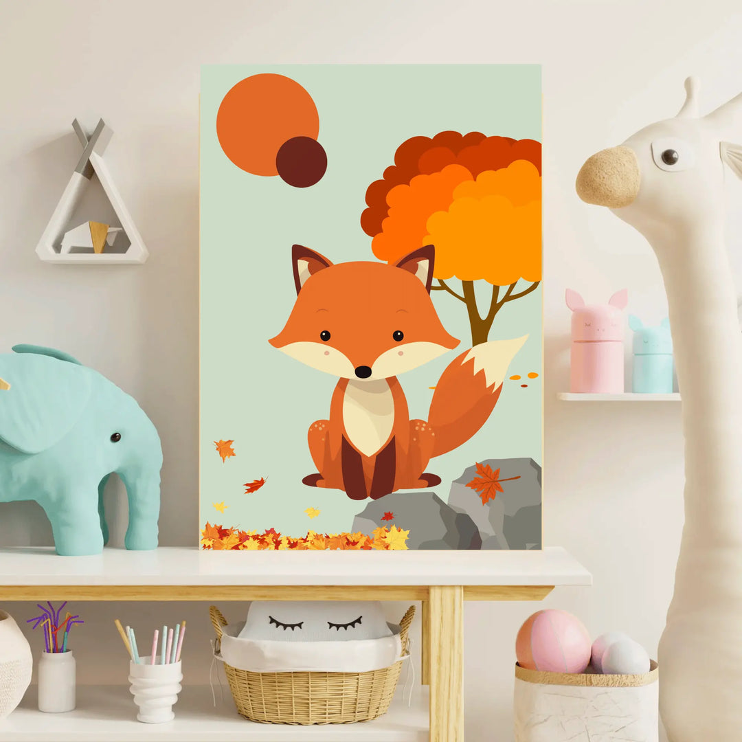 Affiche Renard Malin Koala Chic Studio