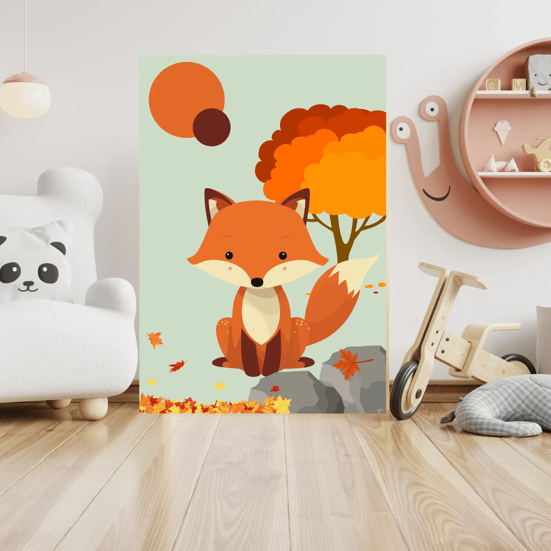 Affiche Renard Malin Koala Chic Studio