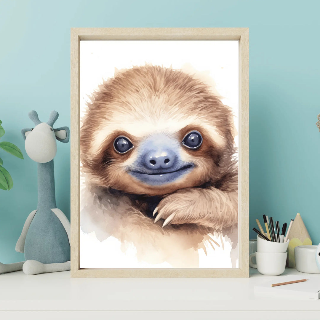 Affiche bébé Paresseux Koala Chic Studio