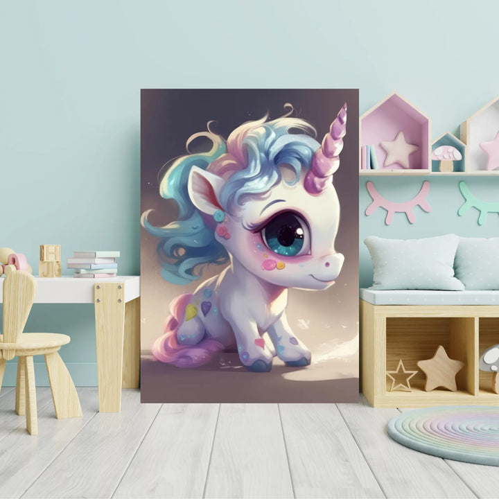 Affiche Bébé Licorne Kawai - KoalaChicStudio