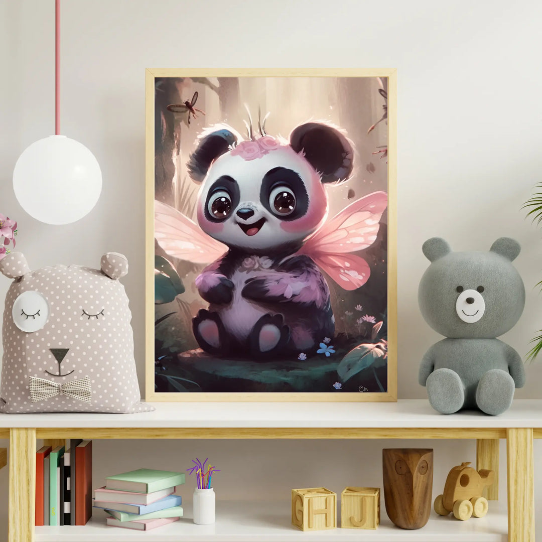 Affiche Panda Fée - KoalaChicStudio