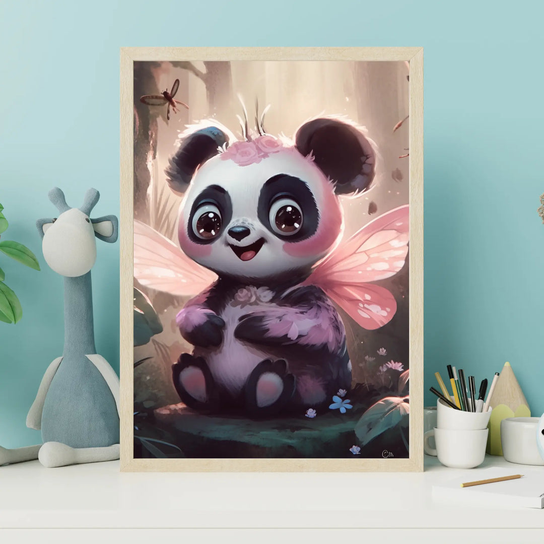 Affiche Panda Fée - KoalaChicStudio