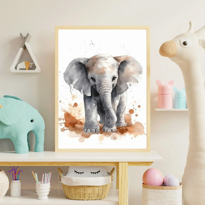 Lot de 3 affiches Animaux Savane Aquarelle - KoalaChicStudio