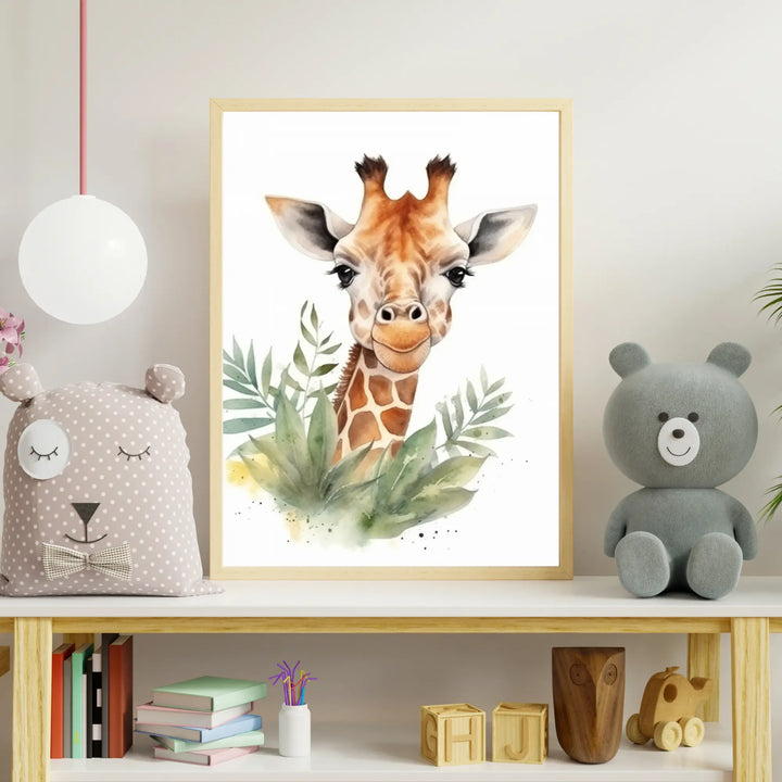 Lot de 3 affiches Animaux Savane Aquarelle - KoalaChicStudio