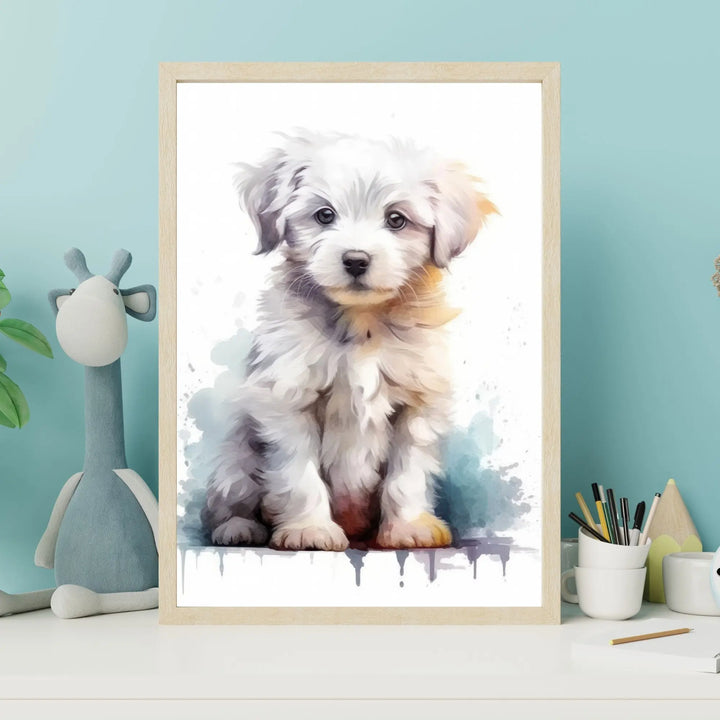 Affiche bébé Chien Westie - KoalaChicStudio