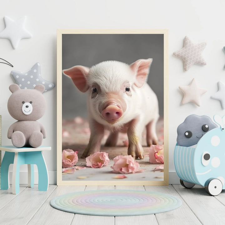 Affiche bébé Cochon - KoalaChicStudio