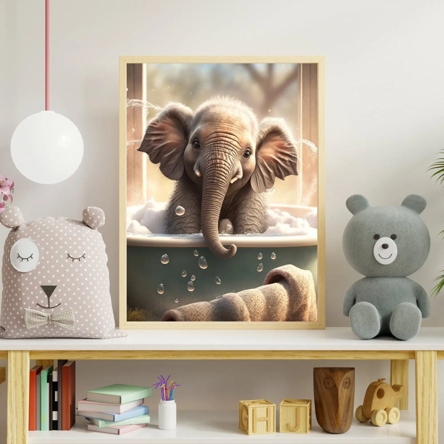 Affiche Bébé Éléphant