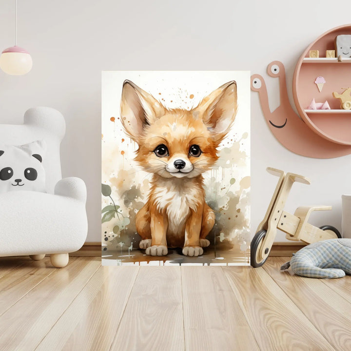 Affiche Bébé Fennec - Koala Chic Studio