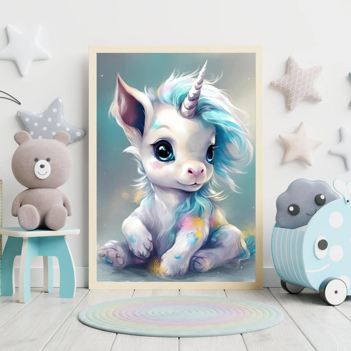 Affiche Bébé Licorne - KoalaChicStudio