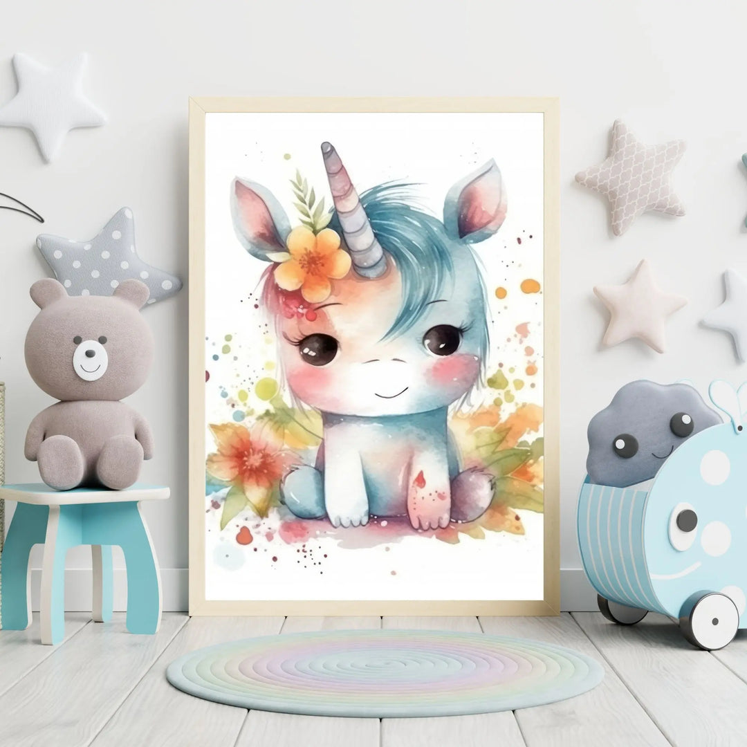 Affiche bébé Licorne - Koala Chic Studio