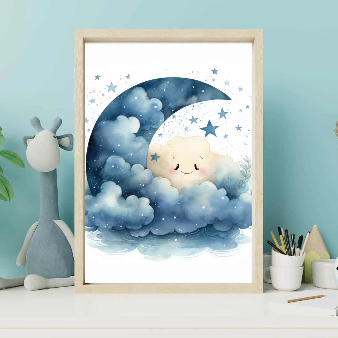 Affiche Bébé Lune - Koala Chic Studio