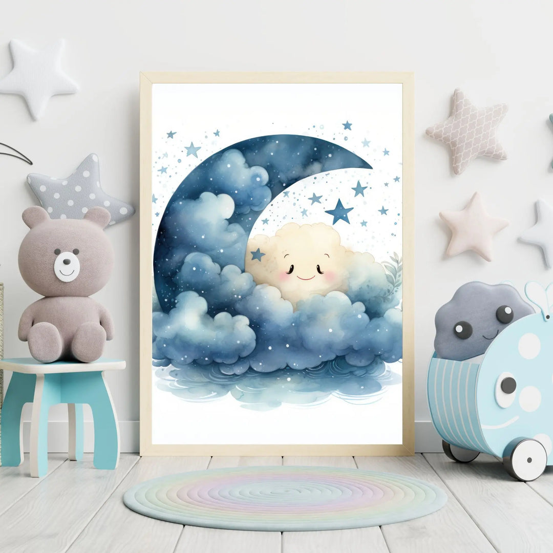 Affiche Bébé Lune - Koala Chic Studio