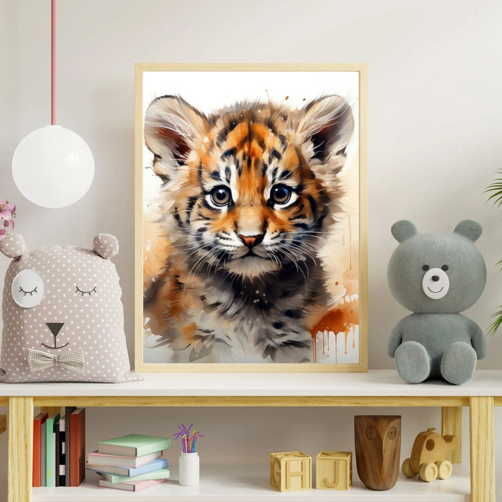 Affiche bébé Tigre - Koala Chic Studio