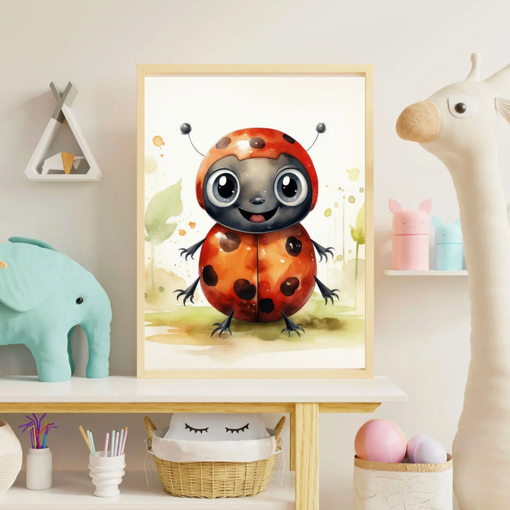 Affiche Coccinelle - Koala Chic Studio