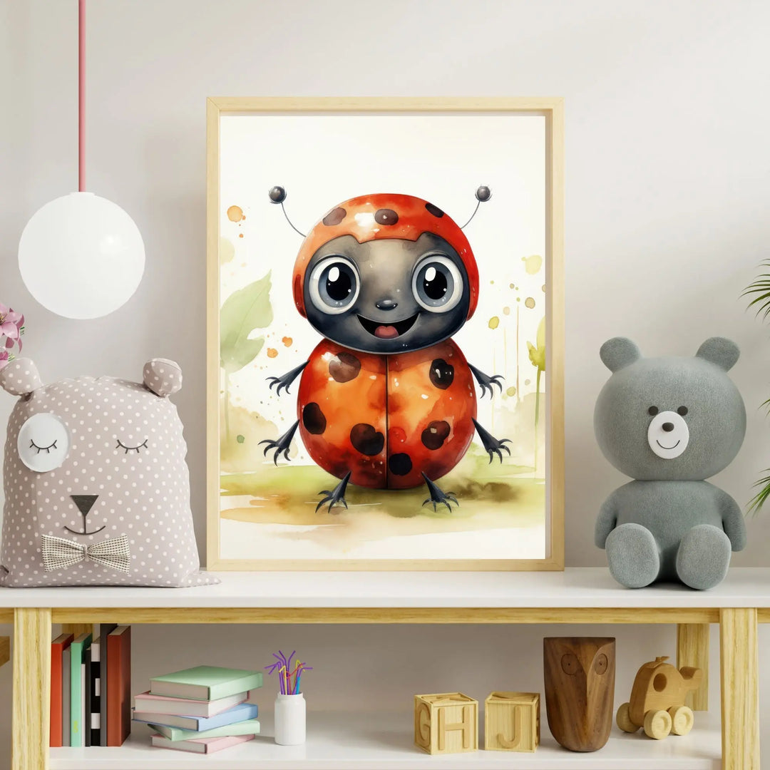 Affiche Coccinelle - Koala Chic Studio