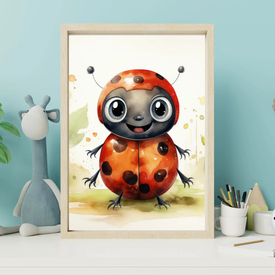 Affiche Coccinelle - Koala Chic Studio