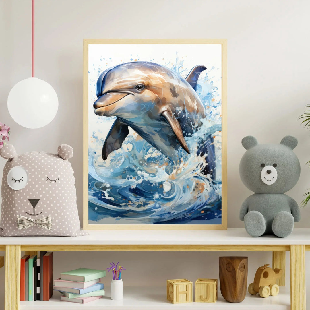 Affiche Dauphin - Koala Chic Studio