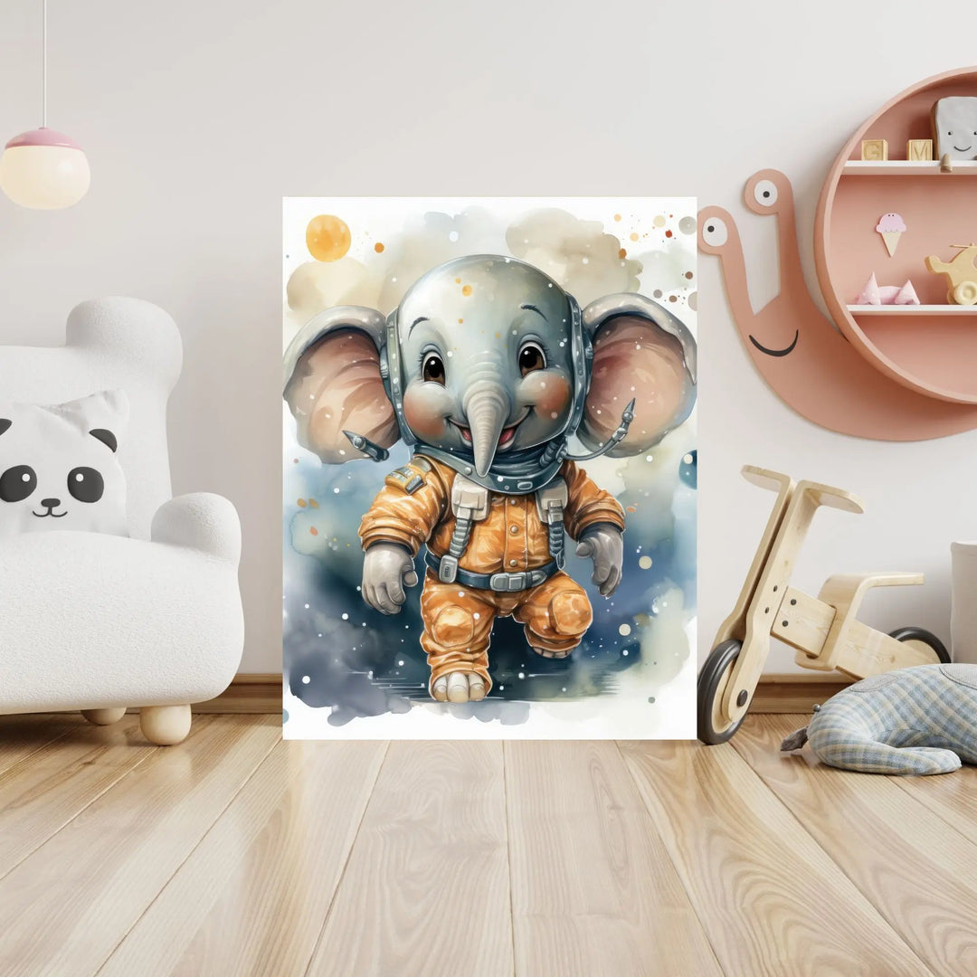 Affiche Elephant de l'espace - Koala Chic Studio