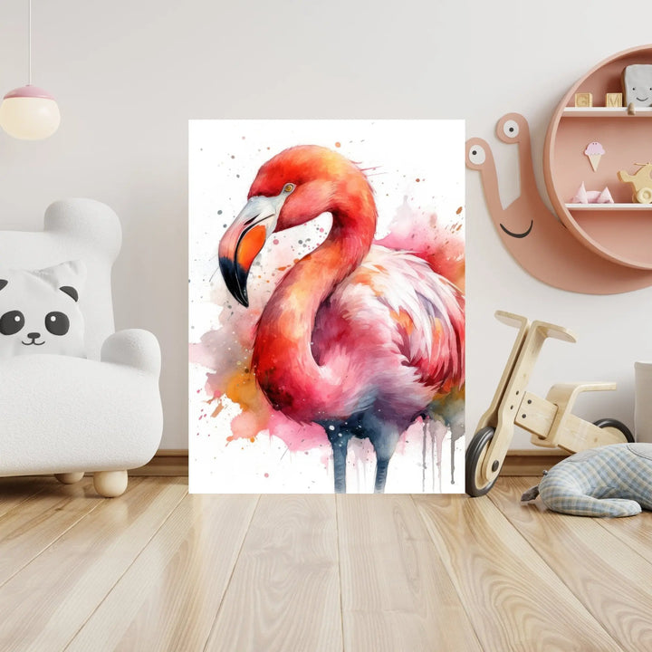 Affiche Flamant Rose - KoalaChicStudio