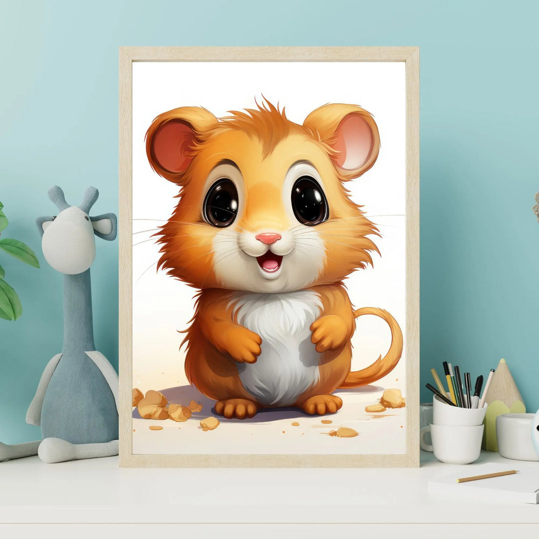 Affiche Hamster Mignon - Koala Chic Studio