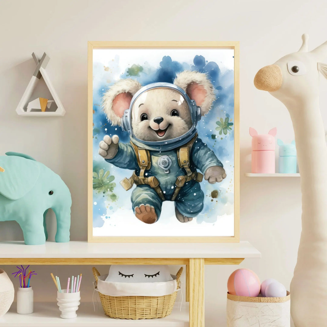 Affiche Koala de l'espace - Koala Chic Studio