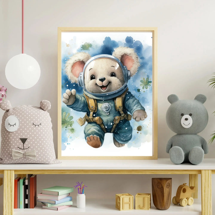 Affiche Koala de l'espace - Koala Chic Studio