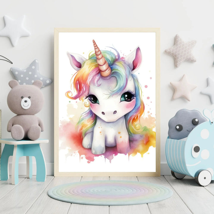 Affiche Licorne Arc-en-ciel - Koala Chic Studio