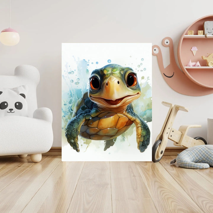 Affiche Mini Tortue Mignonne - Koala Chic Studio