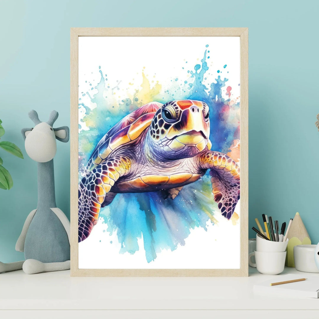 Affiche Tortue Marine - KoalaChicStudio